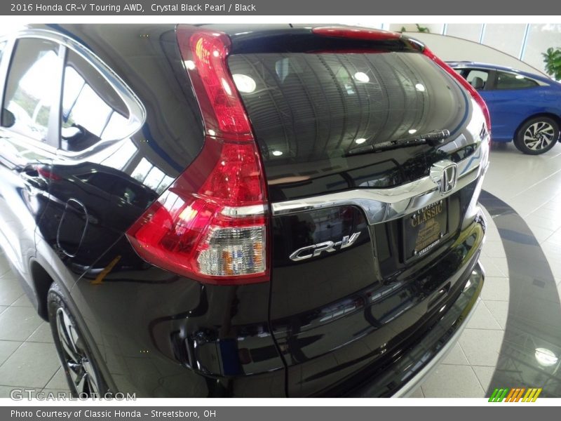 Crystal Black Pearl / Black 2016 Honda CR-V Touring AWD