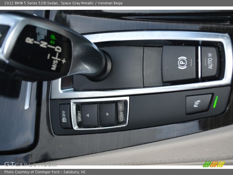 Space Gray Metallic / Venetian Beige 2012 BMW 5 Series 528i Sedan