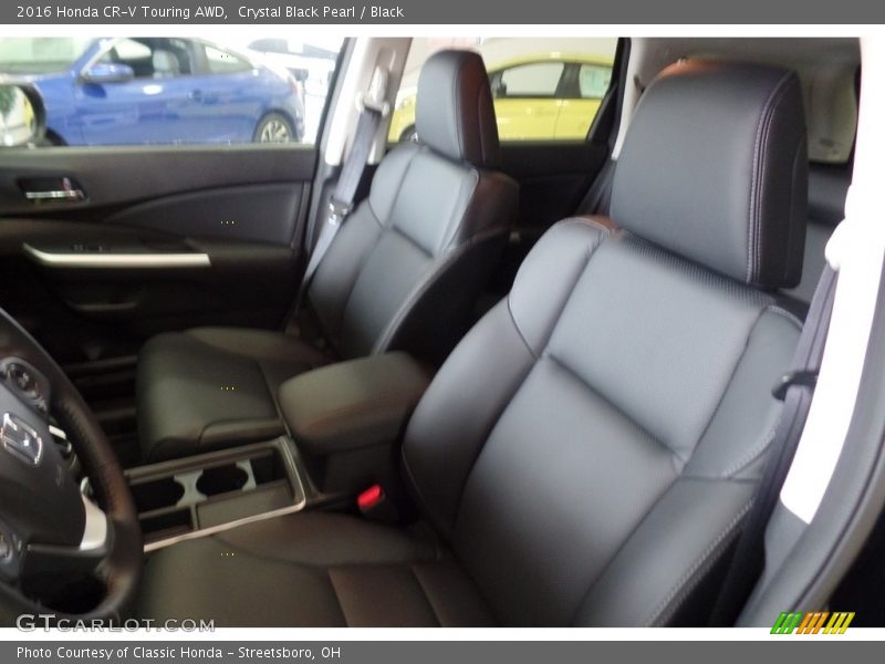 Crystal Black Pearl / Black 2016 Honda CR-V Touring AWD