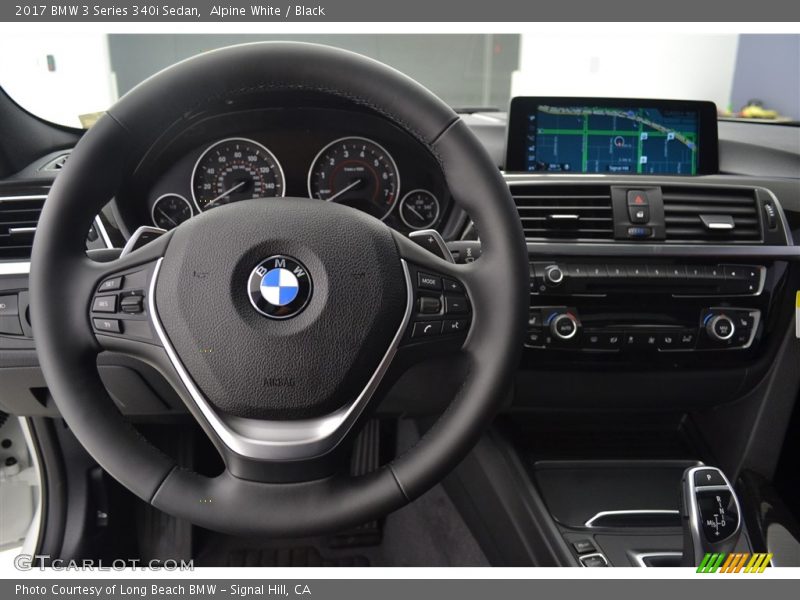 Alpine White / Black 2017 BMW 3 Series 340i Sedan