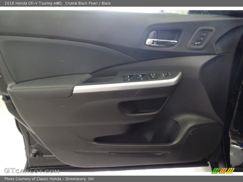 Crystal Black Pearl / Black 2016 Honda CR-V Touring AWD