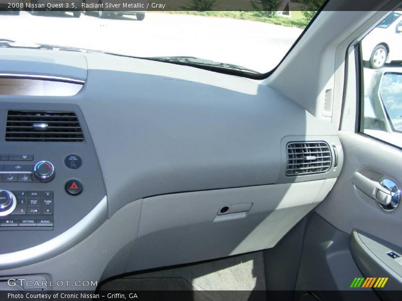 Radiant Silver Metallic / Gray 2008 Nissan Quest 3.5