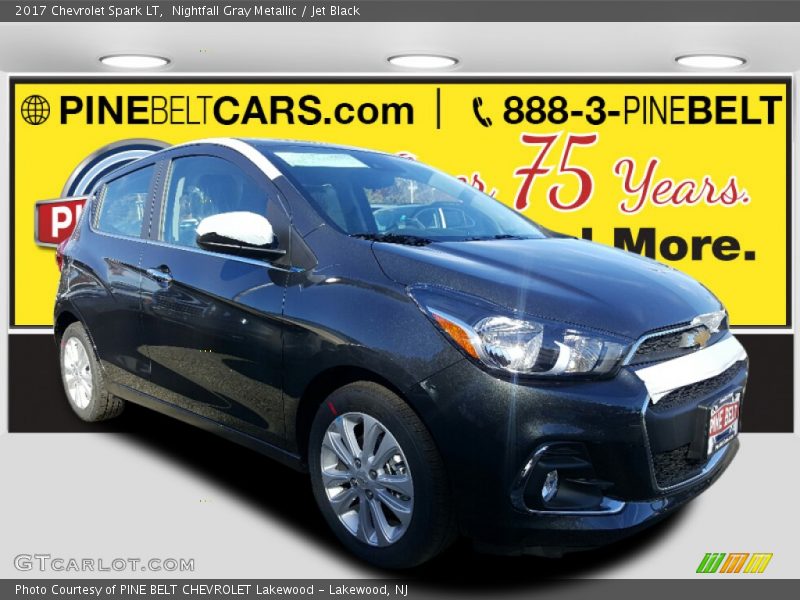 Nightfall Gray Metallic / Jet Black 2017 Chevrolet Spark LT
