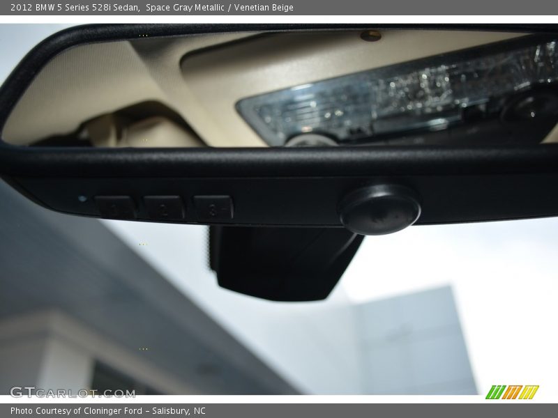 Space Gray Metallic / Venetian Beige 2012 BMW 5 Series 528i Sedan
