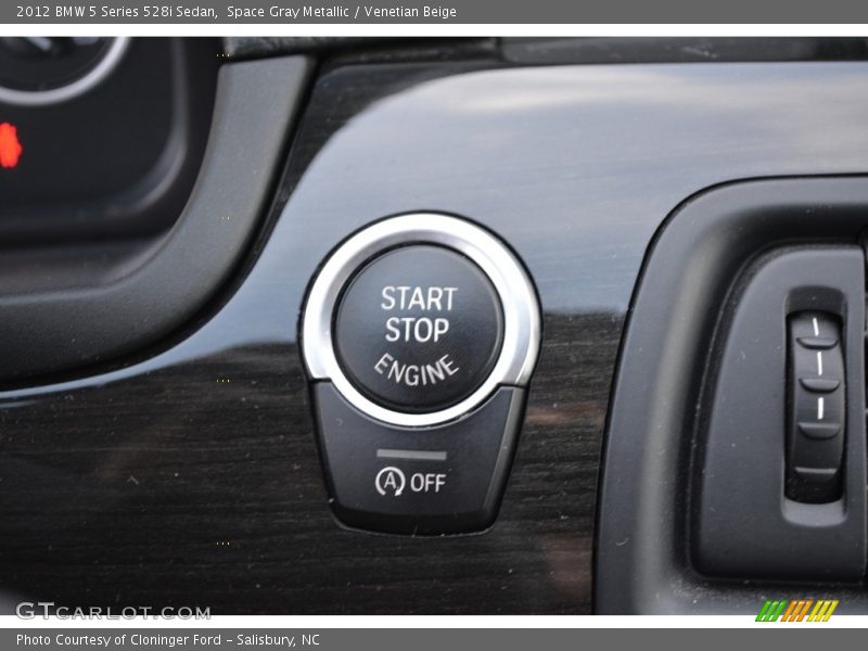 Space Gray Metallic / Venetian Beige 2012 BMW 5 Series 528i Sedan
