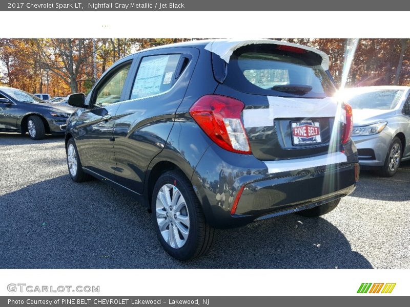 Nightfall Gray Metallic / Jet Black 2017 Chevrolet Spark LT