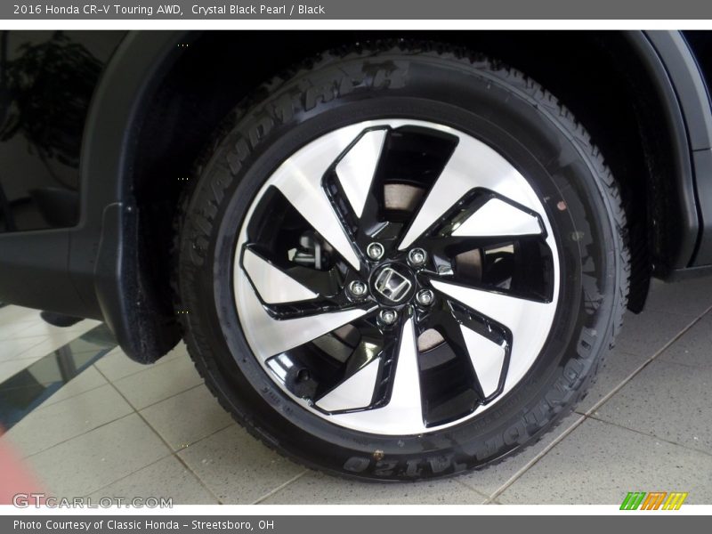 Crystal Black Pearl / Black 2016 Honda CR-V Touring AWD