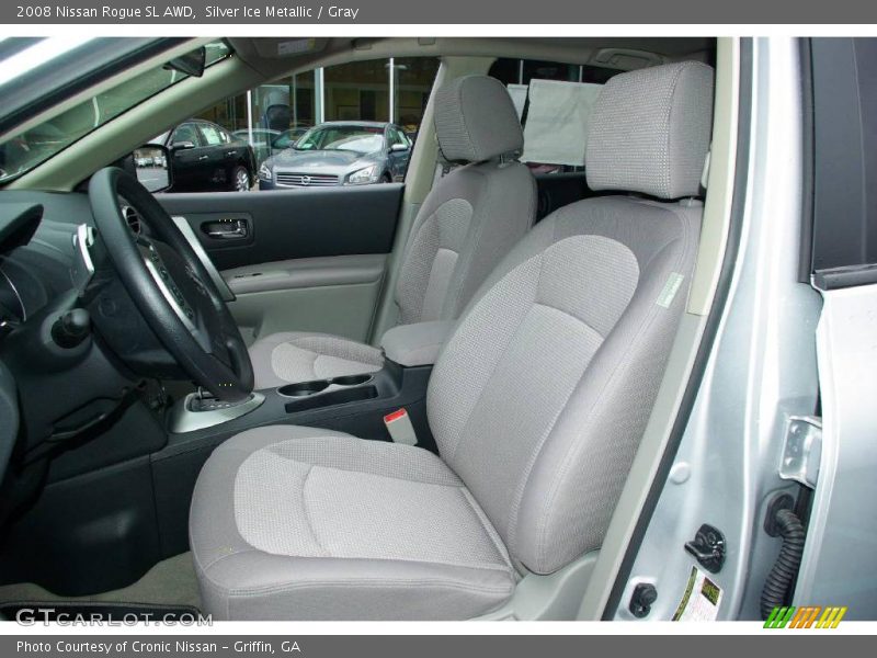 Silver Ice Metallic / Gray 2008 Nissan Rogue SL AWD