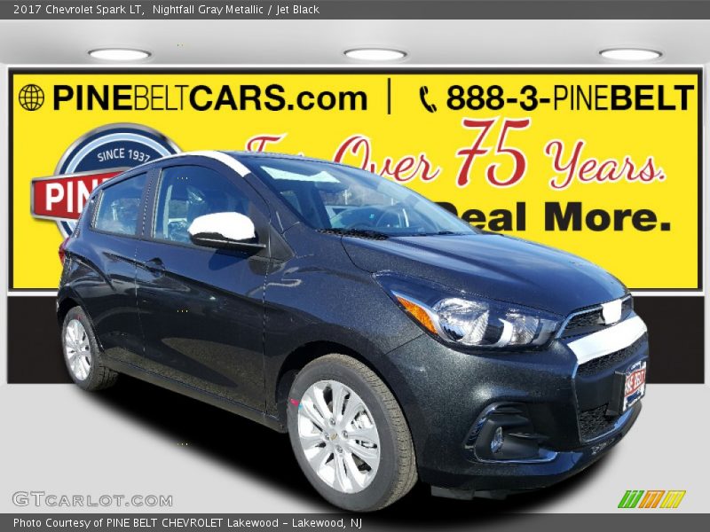 Nightfall Gray Metallic / Jet Black 2017 Chevrolet Spark LT