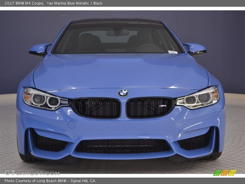 Yas Marina Blue Metallic / Black 2017 BMW M4 Coupe
