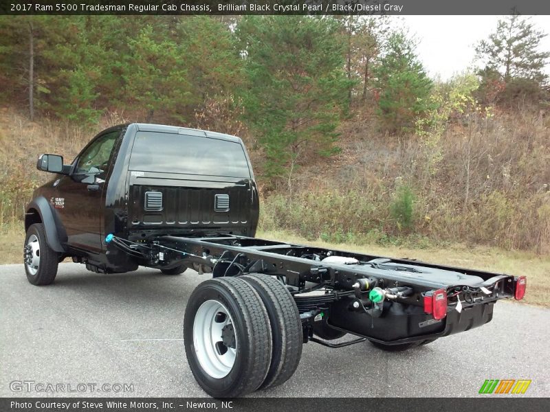 Brilliant Black Crystal Pearl / Black/Diesel Gray 2017 Ram 5500 Tradesman Regular Cab Chassis