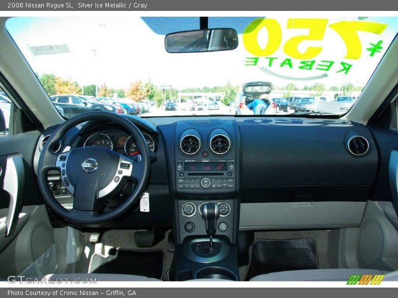 Silver Ice Metallic / Gray 2008 Nissan Rogue SL