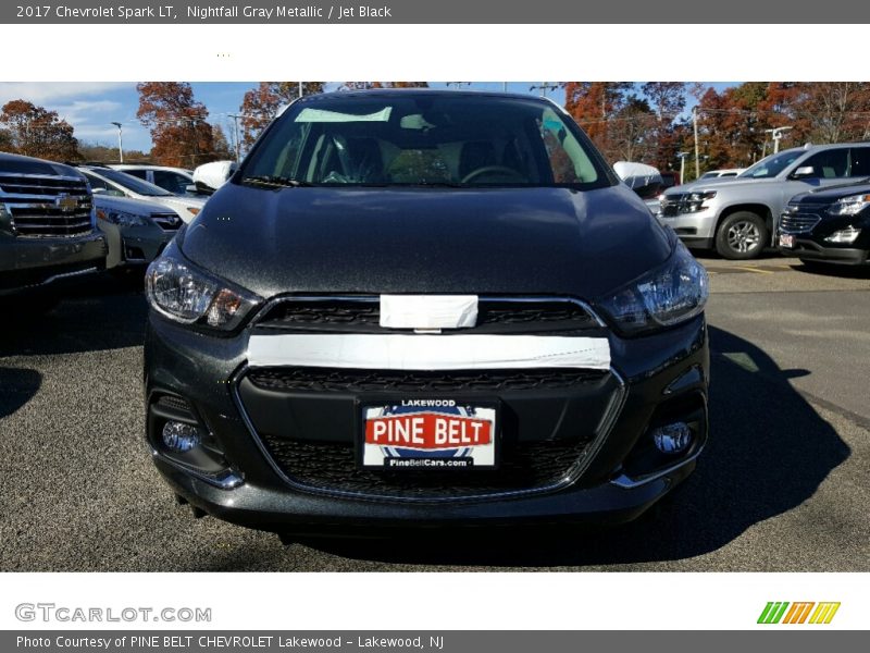 Nightfall Gray Metallic / Jet Black 2017 Chevrolet Spark LT