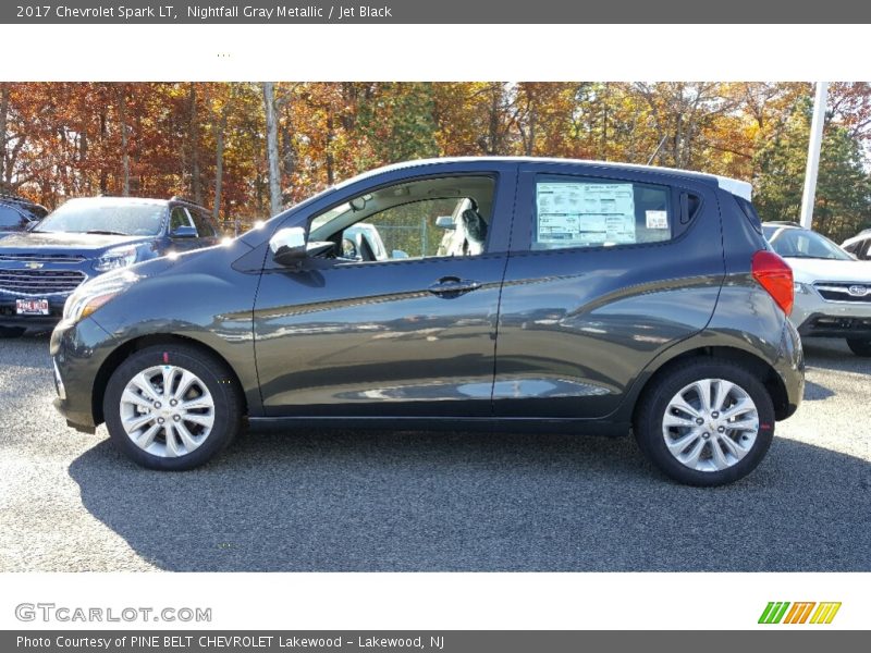 Nightfall Gray Metallic / Jet Black 2017 Chevrolet Spark LT