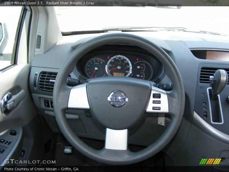 Radiant Silver Metallic / Gray 2008 Nissan Quest 3.5