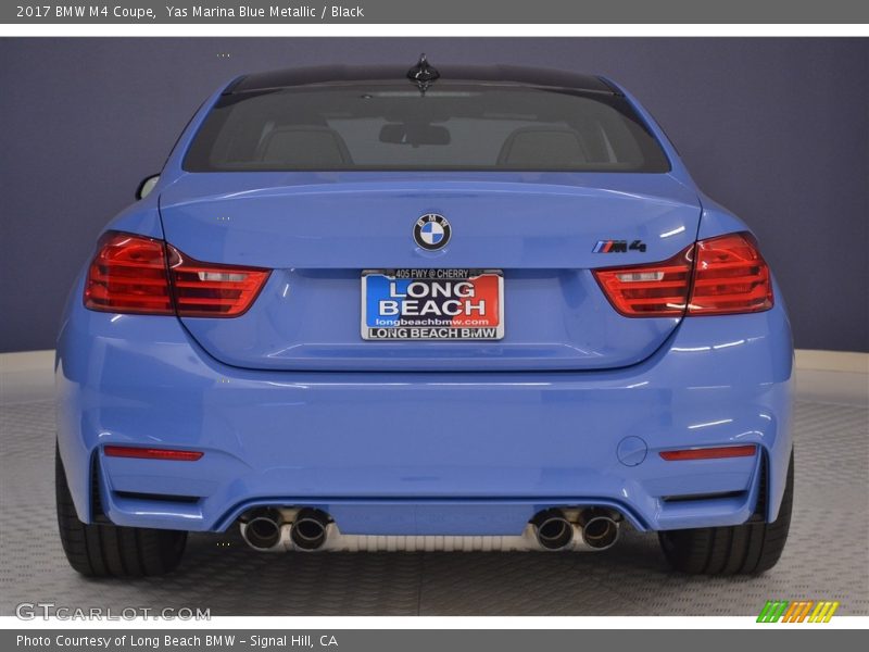 Yas Marina Blue Metallic / Black 2017 BMW M4 Coupe