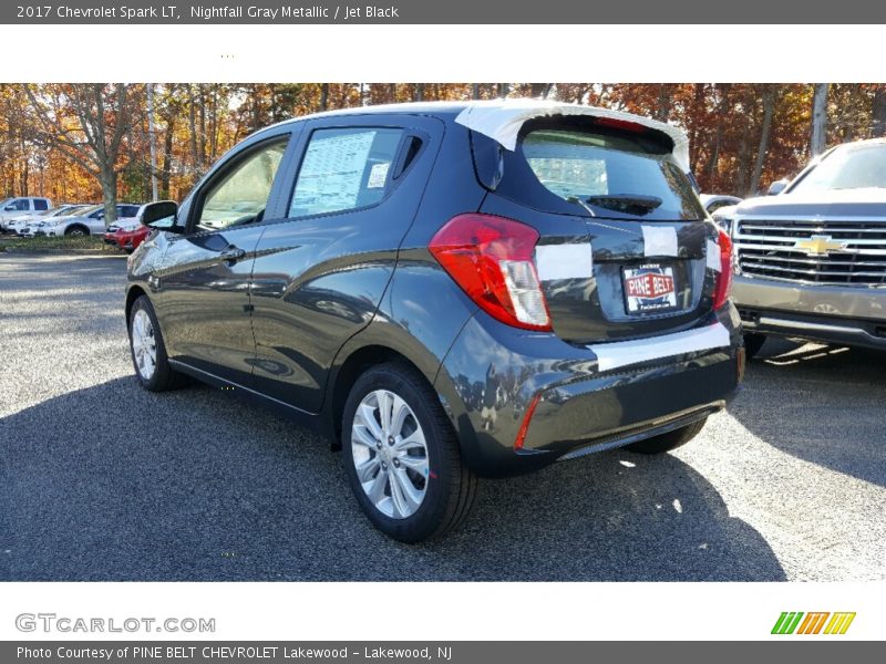Nightfall Gray Metallic / Jet Black 2017 Chevrolet Spark LT