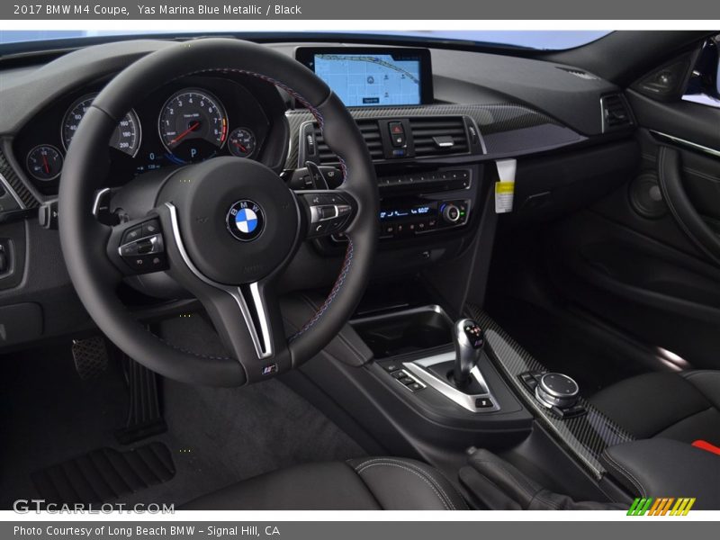 Yas Marina Blue Metallic / Black 2017 BMW M4 Coupe