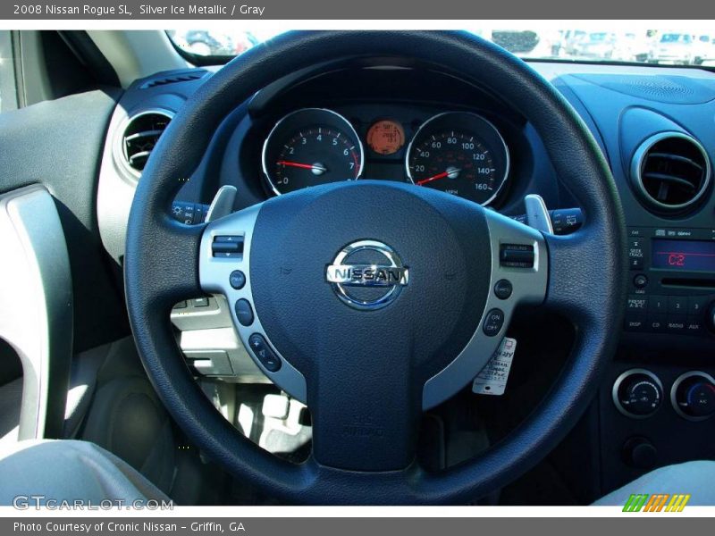 Silver Ice Metallic / Gray 2008 Nissan Rogue SL