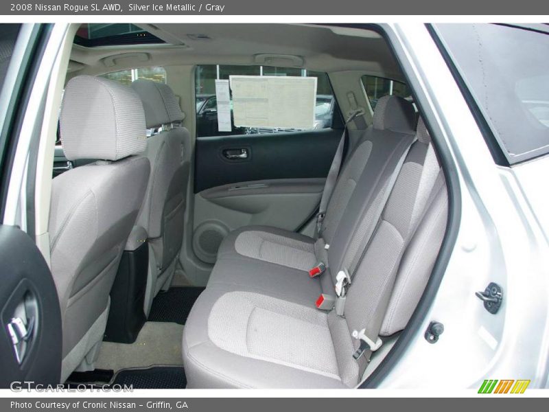 Silver Ice Metallic / Gray 2008 Nissan Rogue SL AWD