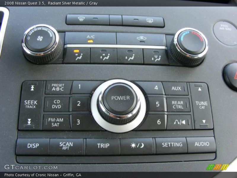 Radiant Silver Metallic / Gray 2008 Nissan Quest 3.5
