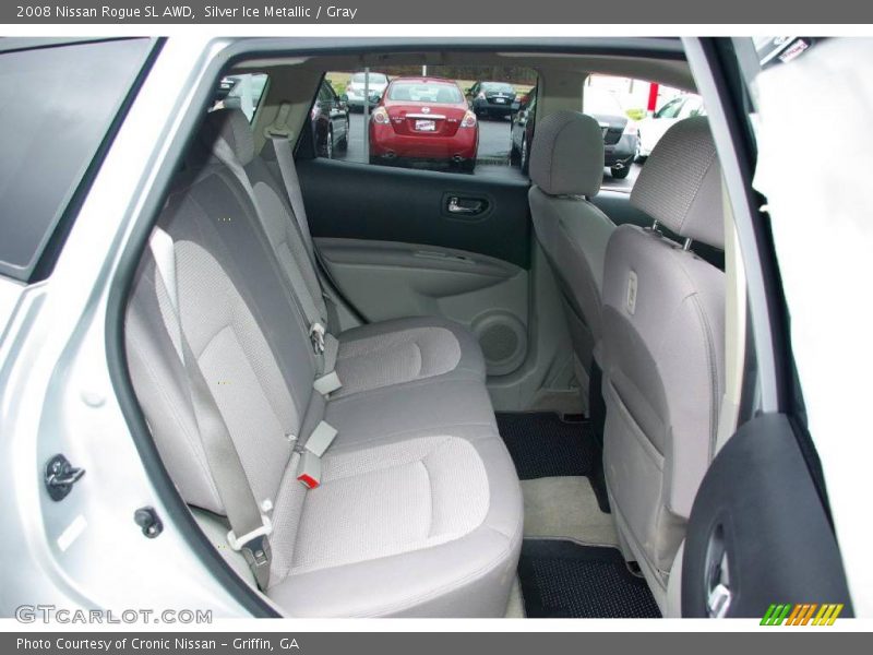 Silver Ice Metallic / Gray 2008 Nissan Rogue SL AWD