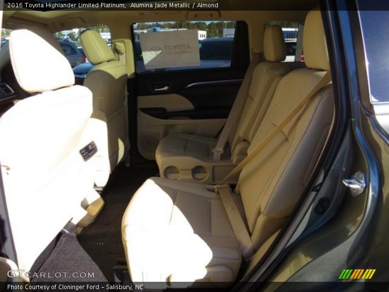 Alumina Jade Metallic / Almond 2016 Toyota Highlander Limited Platinum