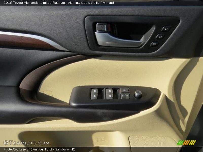 Alumina Jade Metallic / Almond 2016 Toyota Highlander Limited Platinum