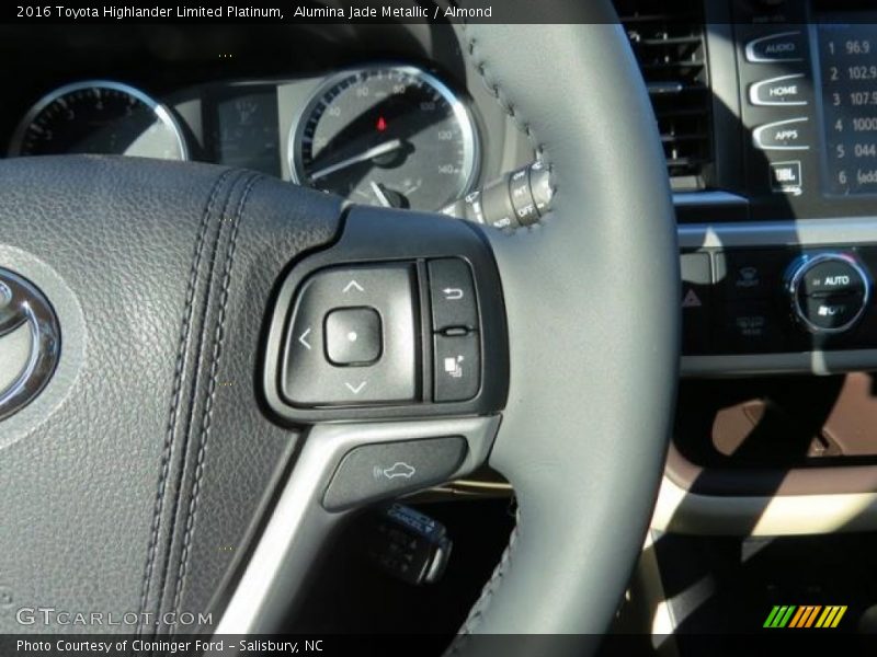 Alumina Jade Metallic / Almond 2016 Toyota Highlander Limited Platinum