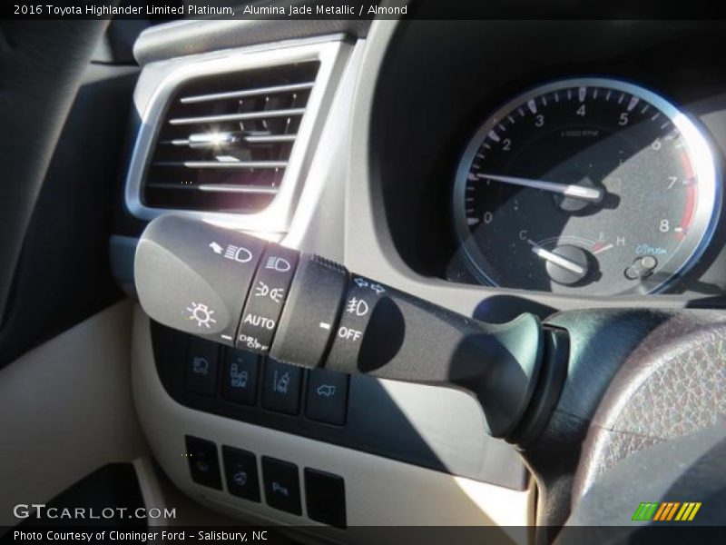 Alumina Jade Metallic / Almond 2016 Toyota Highlander Limited Platinum