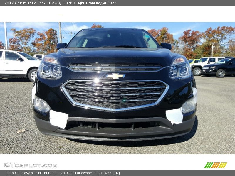 Black / Light Titanium/Jet Black 2017 Chevrolet Equinox LT AWD