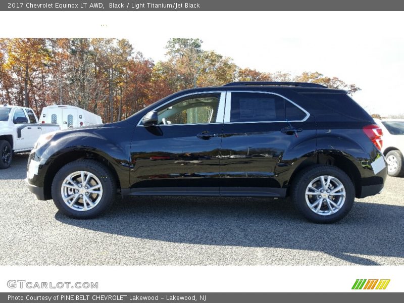 Black / Light Titanium/Jet Black 2017 Chevrolet Equinox LT AWD