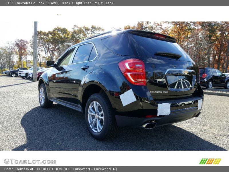Black / Light Titanium/Jet Black 2017 Chevrolet Equinox LT AWD