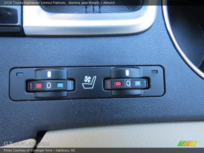 Alumina Jade Metallic / Almond 2016 Toyota Highlander Limited Platinum