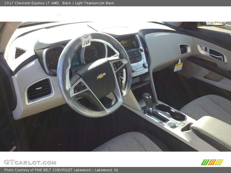 Black / Light Titanium/Jet Black 2017 Chevrolet Equinox LT AWD