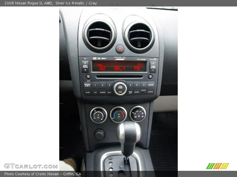 Silver Ice Metallic / Gray 2008 Nissan Rogue SL AWD