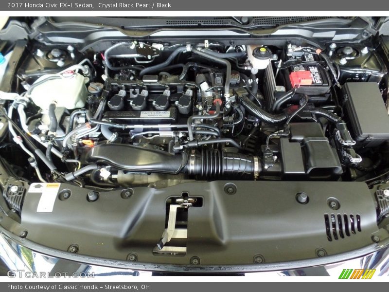  2017 Civic EX-L Sedan Engine - 1.5 Liter Turbocharged DOHC 16-Valve 4 Cylinder