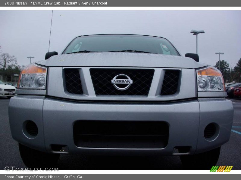 Radiant Silver / Charcoal 2008 Nissan Titan XE Crew Cab