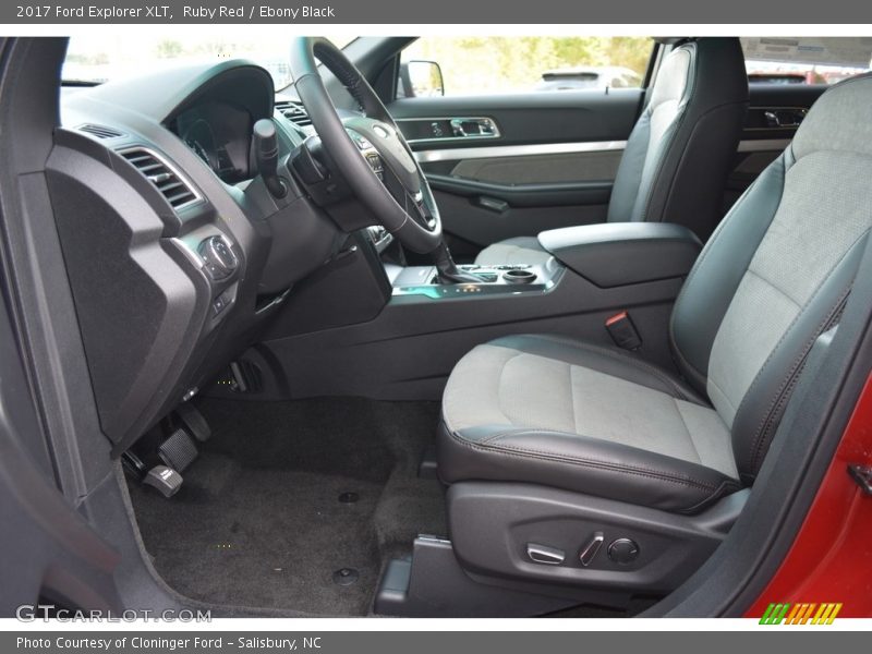 Ruby Red / Ebony Black 2017 Ford Explorer XLT