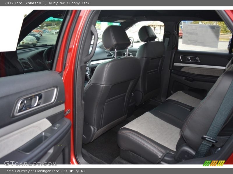Ruby Red / Ebony Black 2017 Ford Explorer XLT