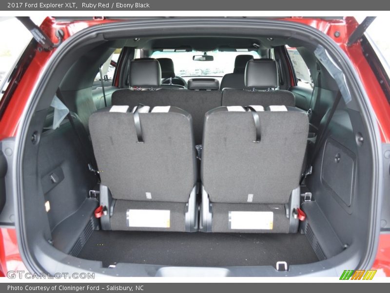 Ruby Red / Ebony Black 2017 Ford Explorer XLT