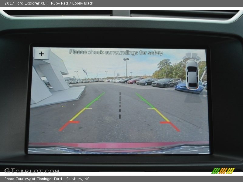 Ruby Red / Ebony Black 2017 Ford Explorer XLT