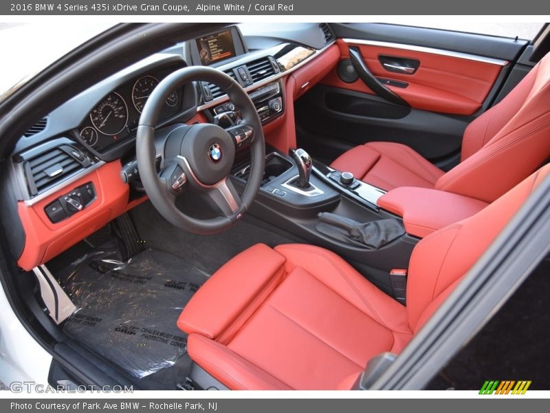  2016 4 Series 435i xDrive Gran Coupe Coral Red Interior