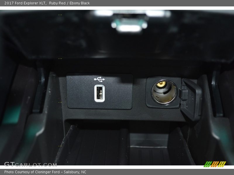 Ruby Red / Ebony Black 2017 Ford Explorer XLT