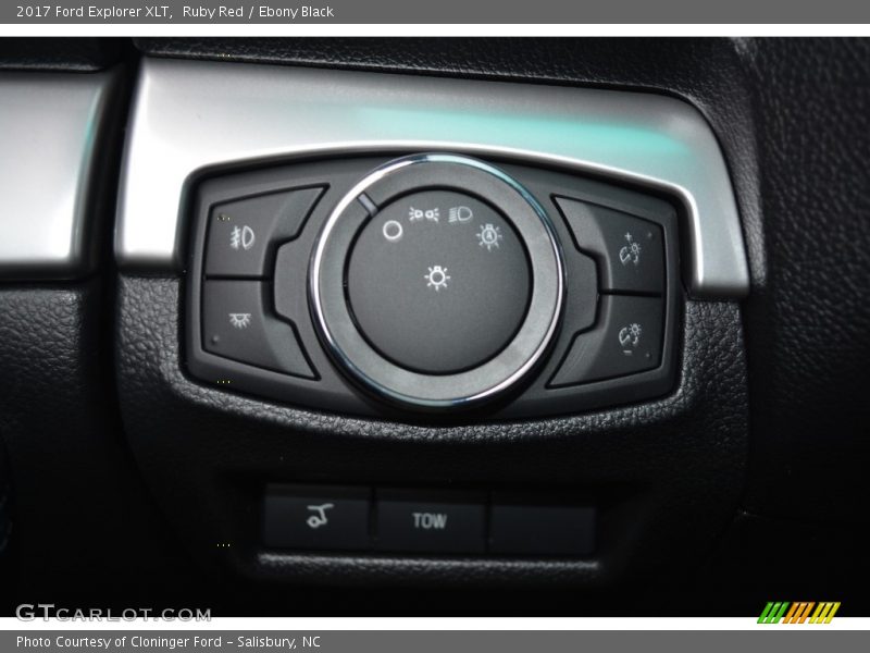 Ruby Red / Ebony Black 2017 Ford Explorer XLT