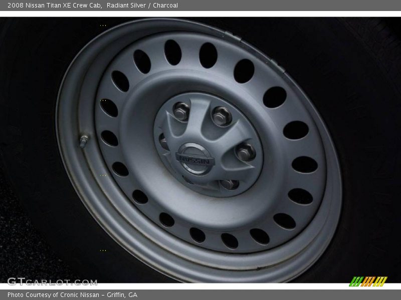 Radiant Silver / Charcoal 2008 Nissan Titan XE Crew Cab