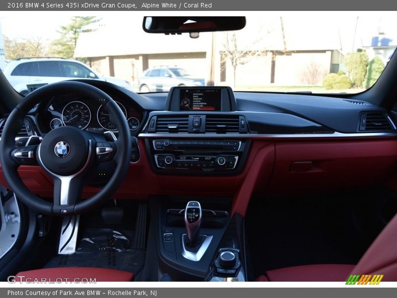 Alpine White / Coral Red 2016 BMW 4 Series 435i xDrive Gran Coupe