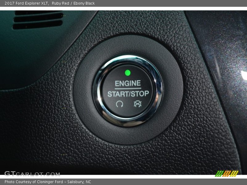 Ruby Red / Ebony Black 2017 Ford Explorer XLT
