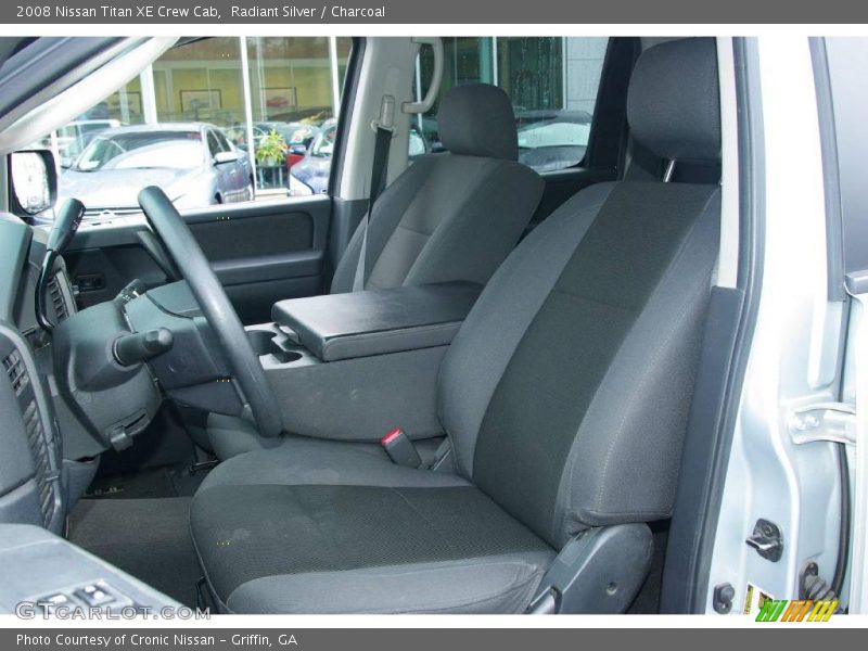 Radiant Silver / Charcoal 2008 Nissan Titan XE Crew Cab