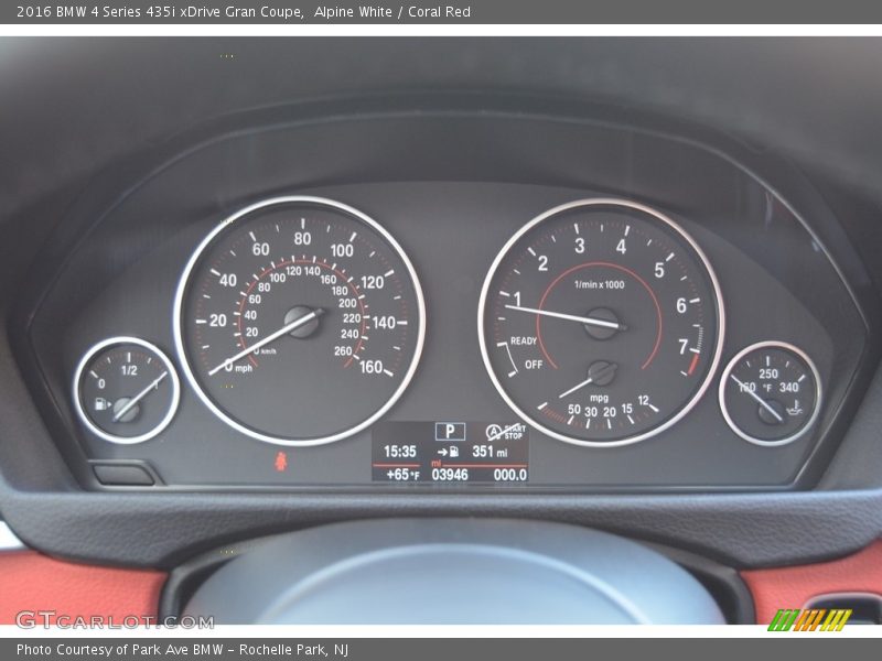  2016 4 Series 435i xDrive Gran Coupe 435i xDrive Gran Coupe Gauges
